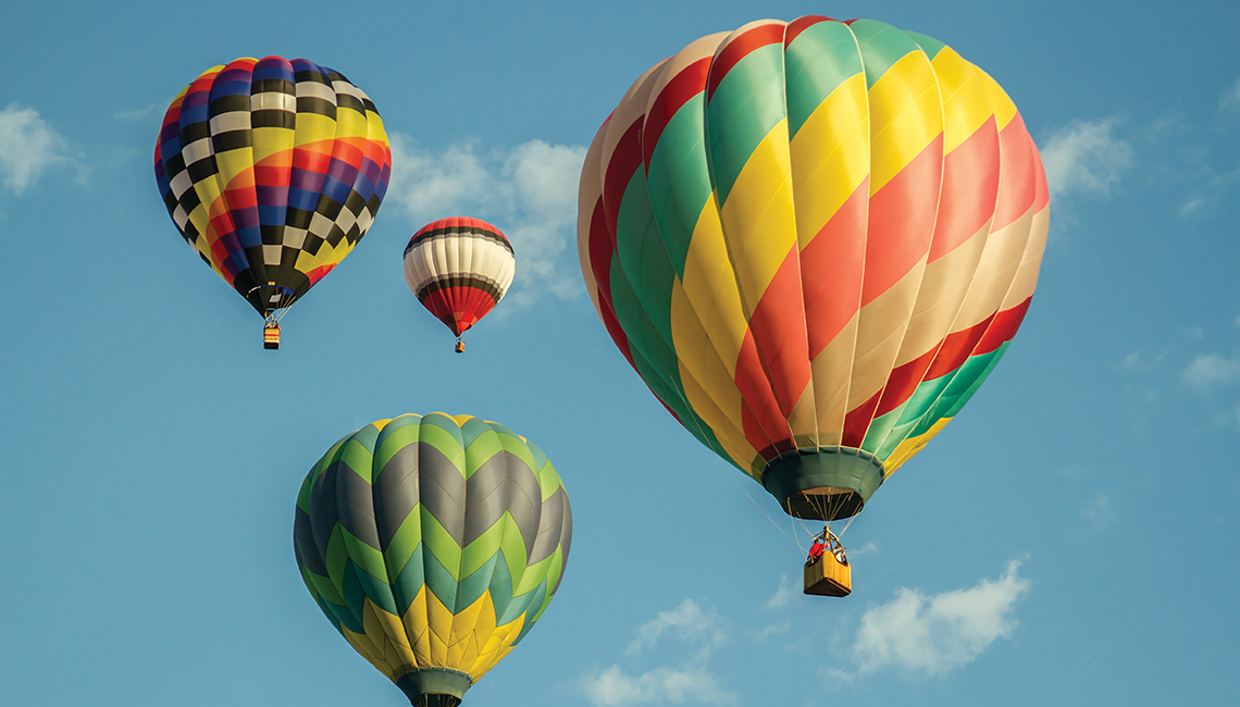 Hot air balloons (Credit: Getty Images)