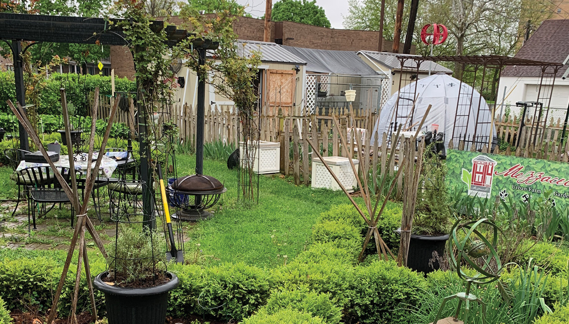 An Ohio property that serves as an urban agriculture project