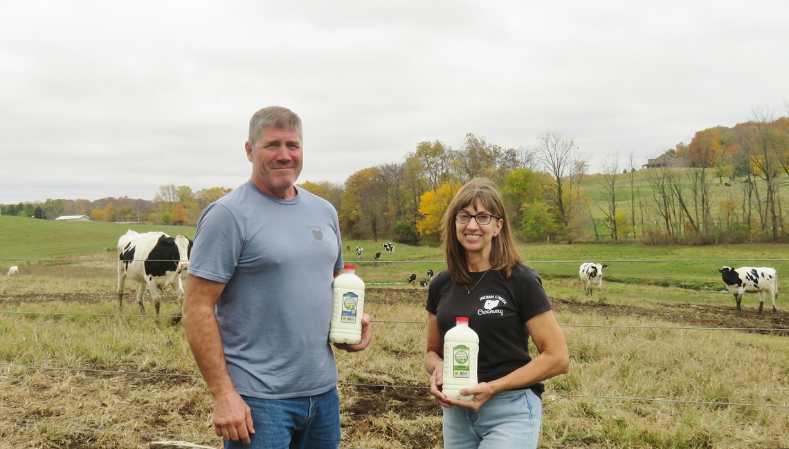 Indian Creek Creamery specializes in producing milk ‘as nature intended.’