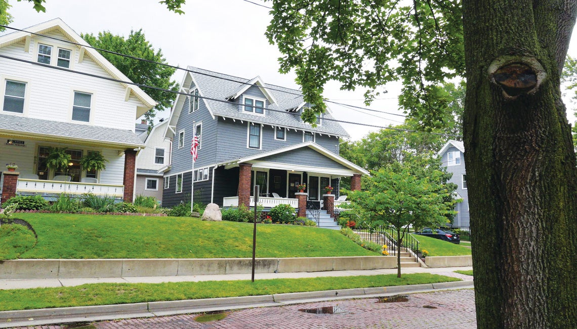 The Akron home of Alcoholics Anonymous founder Robert Smith, located in Akron, Ohio.