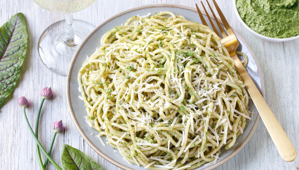 Sorrel and Chive Pesto