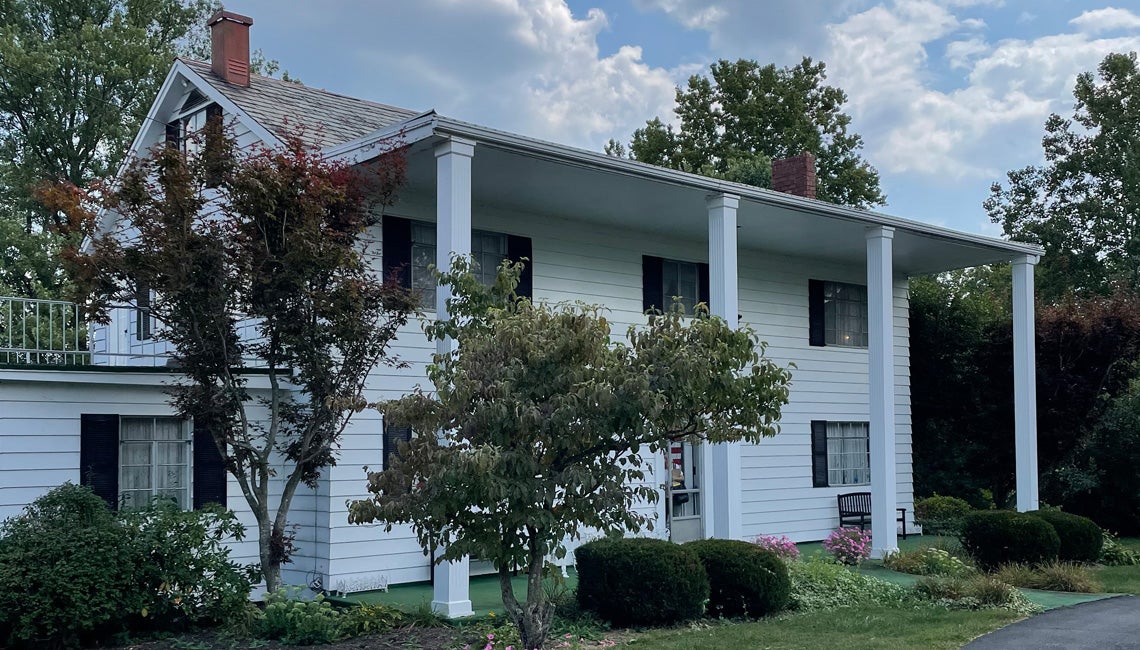 The home of an electric cooperative member in Muskingum County