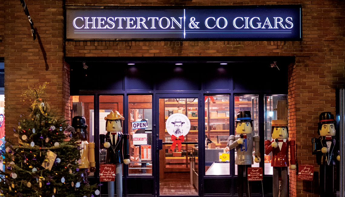 Chesterton & Co Cigars storefront in Steubenville