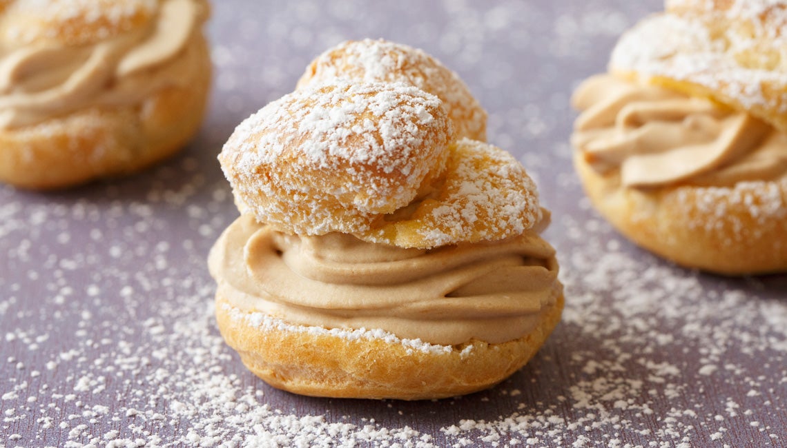Earl Grey Custard Cream Puffs