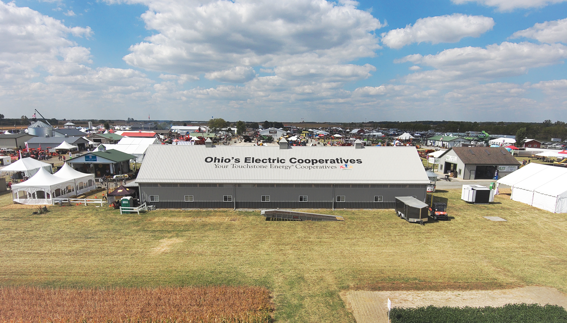 Ohio's Electric Cooperatives building at Farm Science Review in London, Ohio