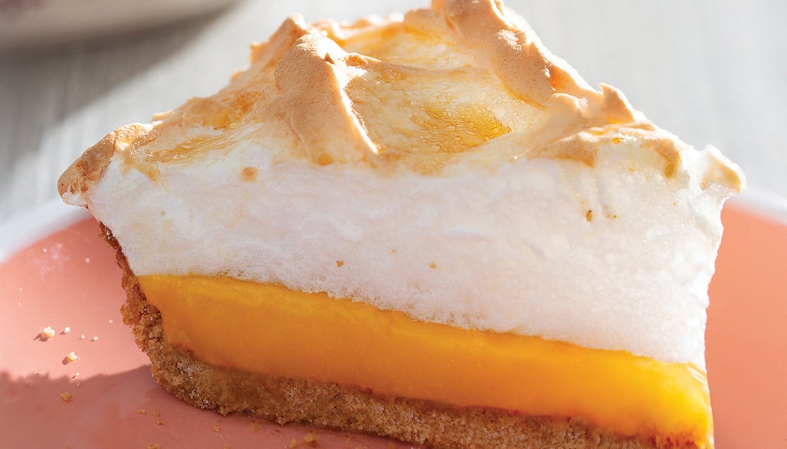 Orange meringue pie