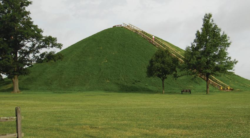 A picture of Miamisburg Mound.