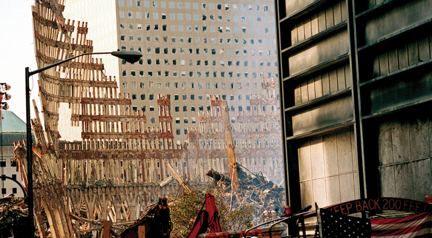 Ground Zero at World Trade Center Tower South