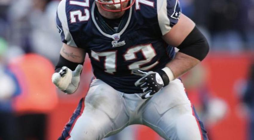 Matt Light played 11 seasons as the New England Patriots' left tackle (Courtesy of the New England Patriots/David Silverman).