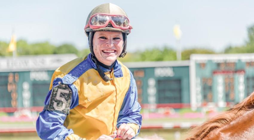 Chelsey Keiser, a 5-foot, 3-inch bundle of energy from western Ohio, is living her dream as a professional jockey and has accomplished more than 400 wins.