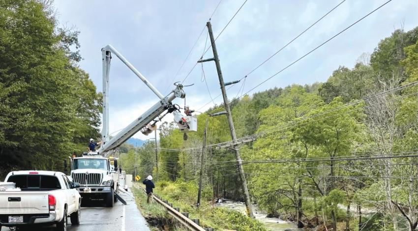 Less than 36 hours after Hurricane Helene made landfall late on Sept. 26, an initial force of 40 lineworkers from 11 Ohio co-ops headed south. 