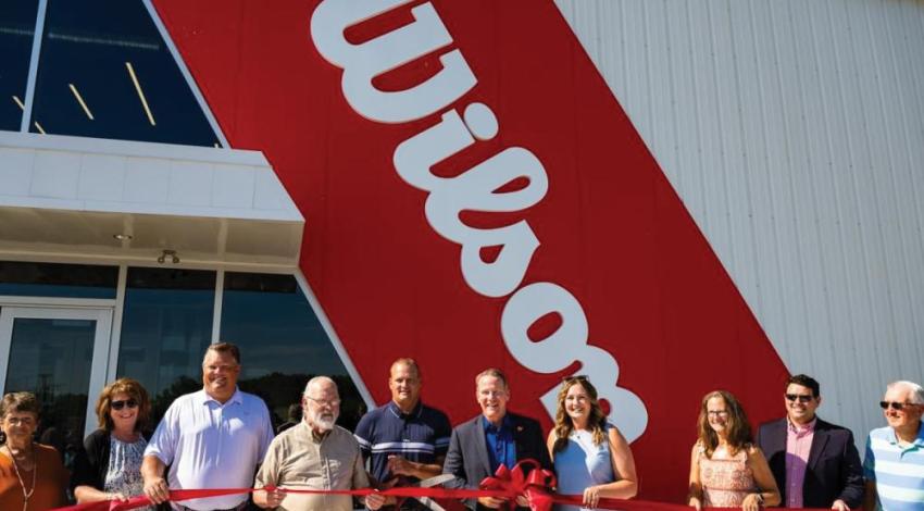 The unveiling of Wilson's new facility in Ada, Ohio