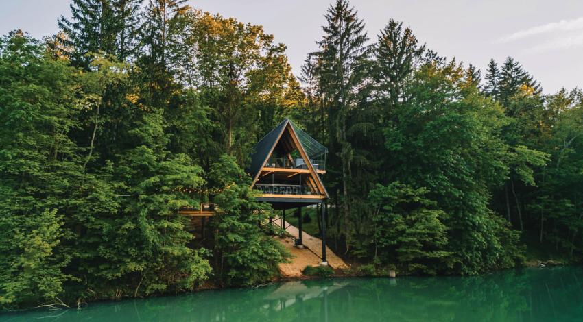 Utopia cabin at Paradise Lake