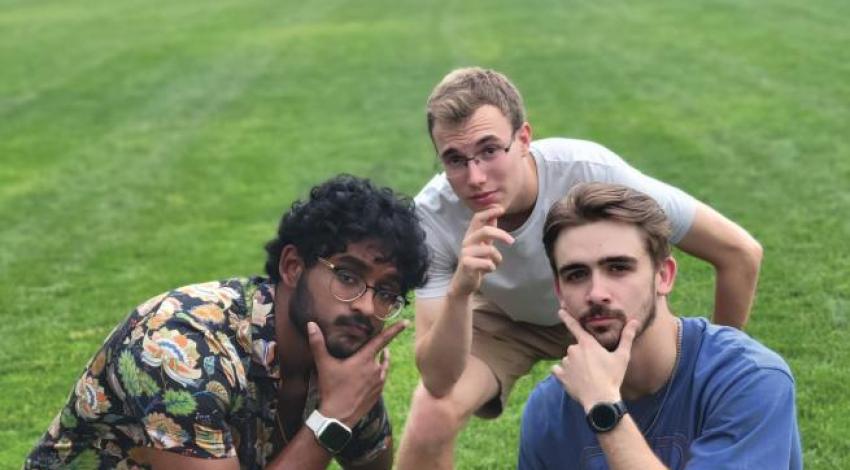 Kyle Hicks posing with other NRECA staff assistants during Youth Tour