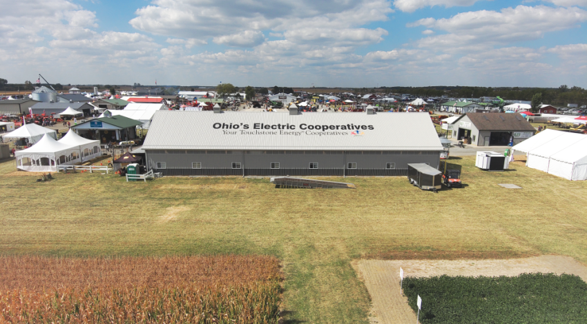 Ohio's Electric Cooperatives building at Farm Science Review in London, Ohio