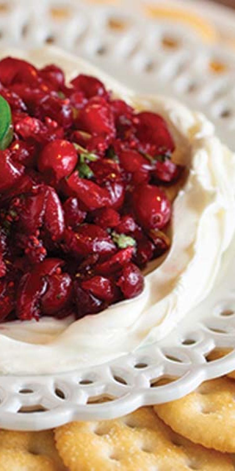 Cranberry-Jalapeño Cream Cheese Dip