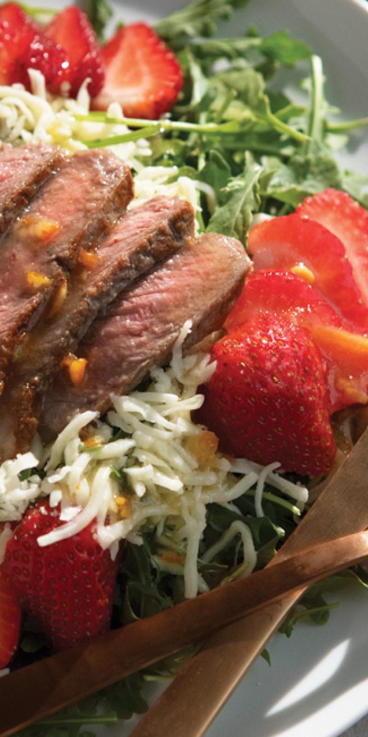 Strawberry Fields Steak Salad