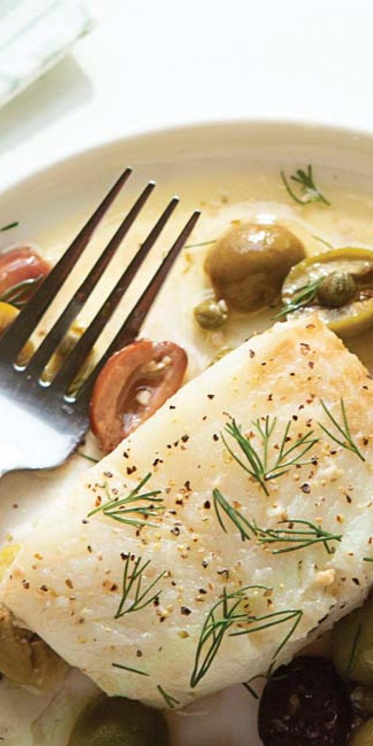 Herb and Olive Fish Fillet