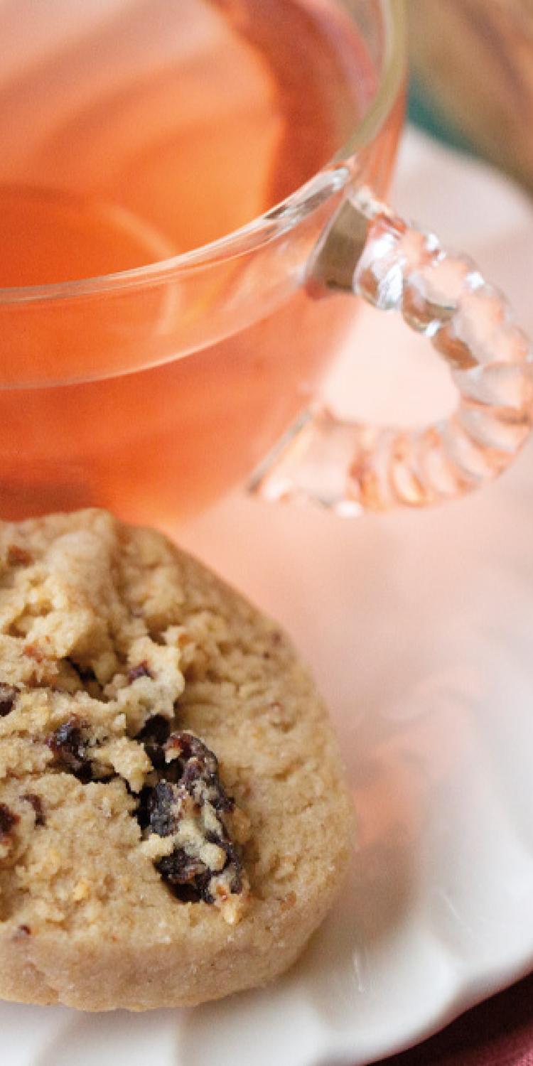 Cherry Hazelnut Butter Cookies