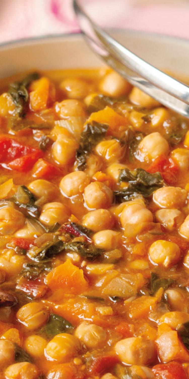 Moroccan Spiced Chickpea Soup