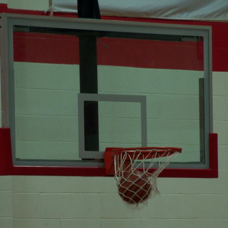 basketball going through net