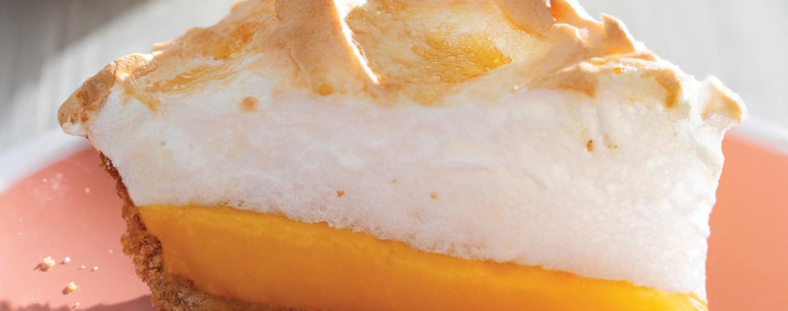 Orange meringue pie