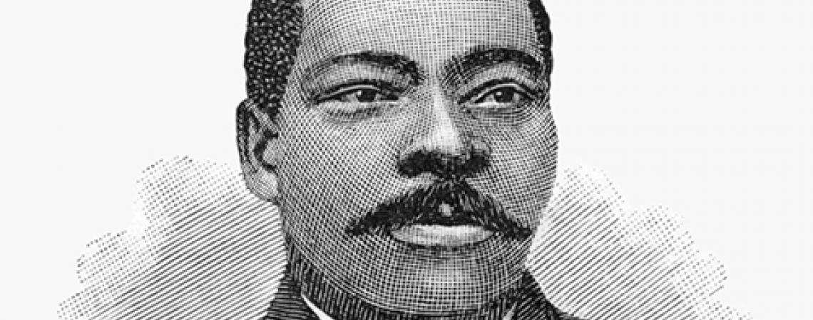 A black and white portrait of Granville T. Woods