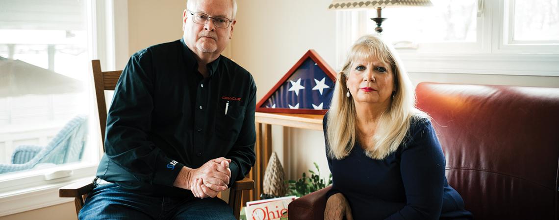 Steve and Debbie Terrill pose together for a photo.