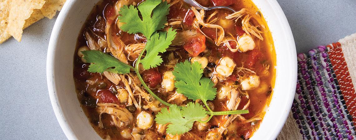 Chicken and Poblano Pozole