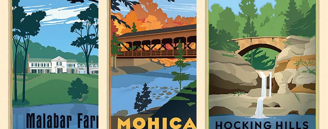 Ohio State Park Posters, Ohio Department of Natural Resources 
