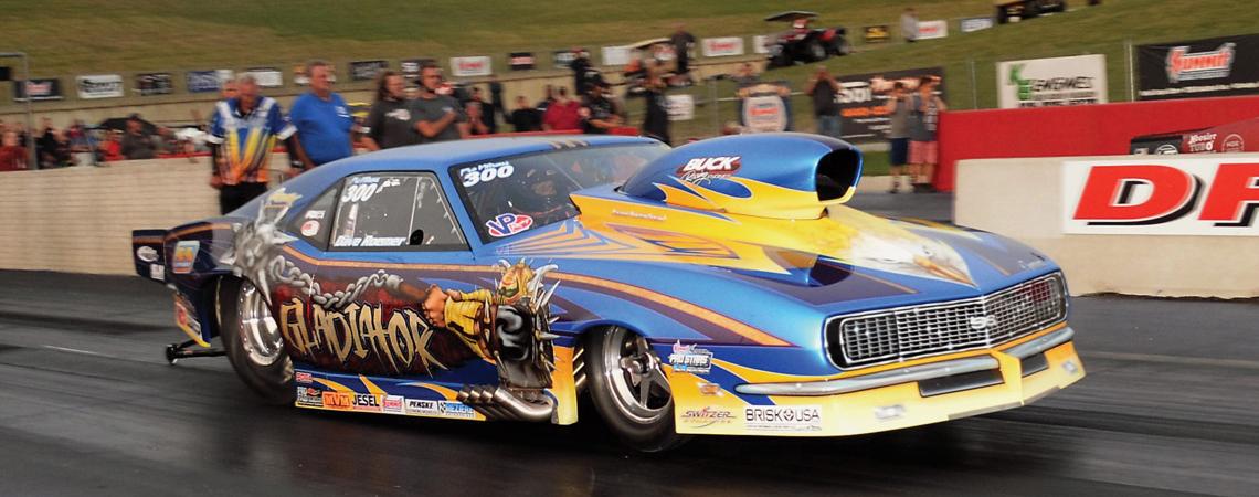 Funny cars are one of the crowd favorites at Dragway 42.