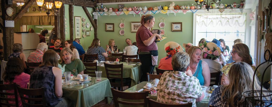 Gal pals gather for tea and treats at Dragonfly Tea Room in Canal Fulton.