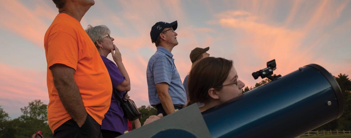 The John Glenn Astronomy Park sits inside Hocking Hills State Park and is a natural destination for amateur astronomers.