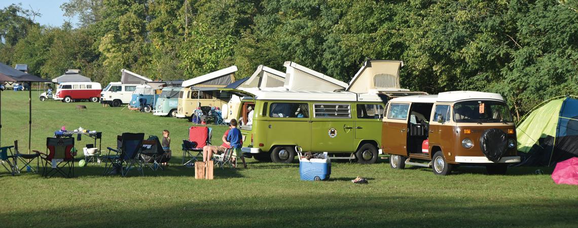 LEAKOIL invites its members and other owners of classic Volkswagen buses to gather, gawk, and gush over the classic cultural icons often associated with road-tripping, hippies, and the peace movement.