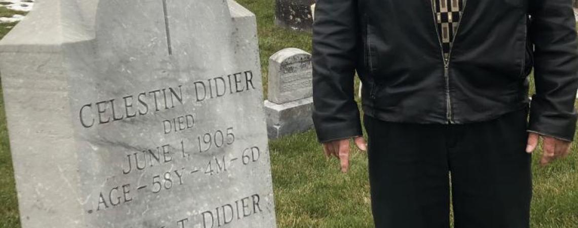 Keith Didier, one of the last French-speakers around, is a caretaker of both the cemetery and the French culture in the area.