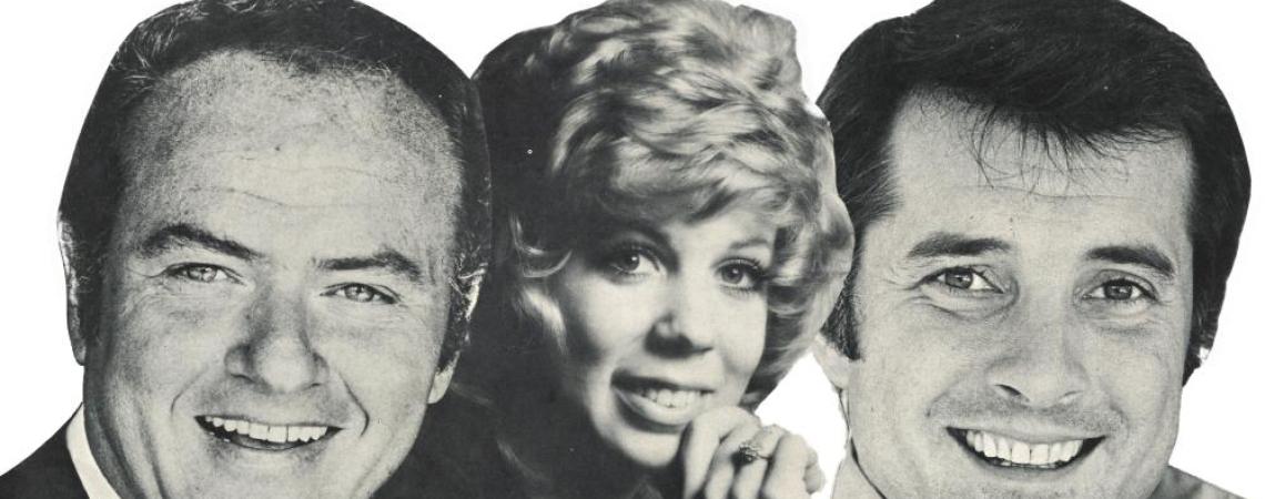The Kenley Players brought stars from Hollywood and Broadway, such as (from left) Harvey Korman, Vicki Lawrence, and Lyle Waggoner, to perform in theater productions at various Ohio locales.