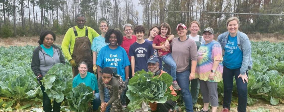 Volunteers from the Society of St. Andrew in Ohio.