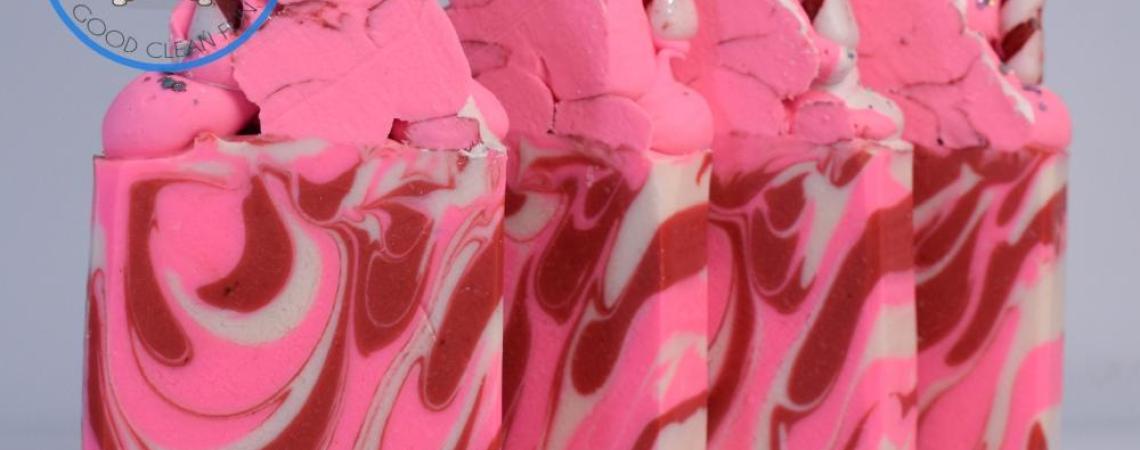 Handcrafted soaps made by Rubber City Soaps