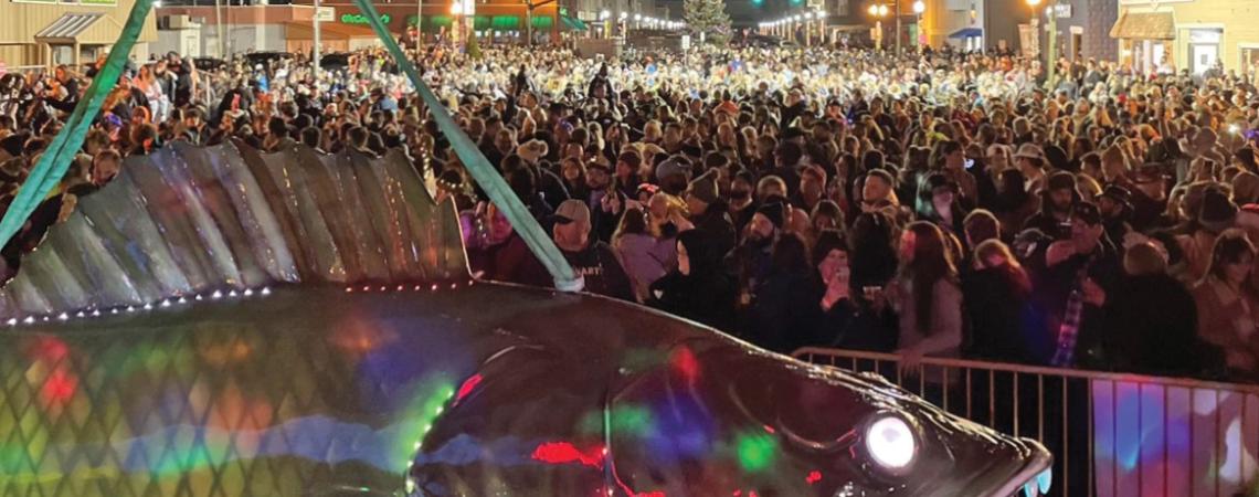 New Year’s Eve Walleye Drop,  Port Clinton