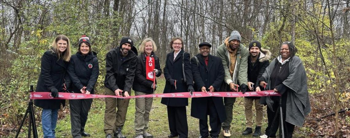 A ribbon cutting for the first of four planned “Heritage of Freedom” trails in the state commemorating Ohio’s contribution to the Underground Railroad. 