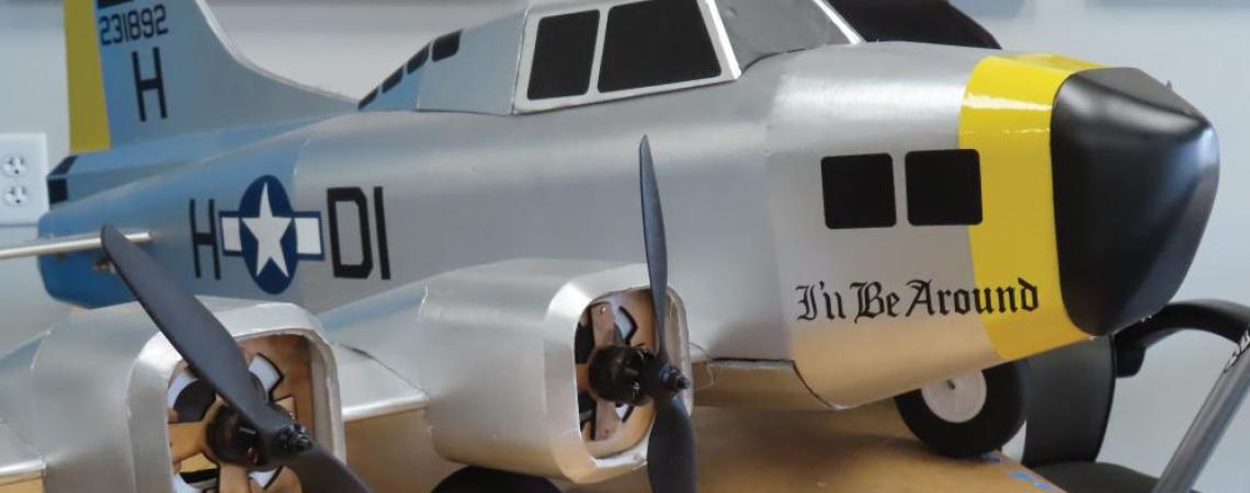 A 3-D printed airplane