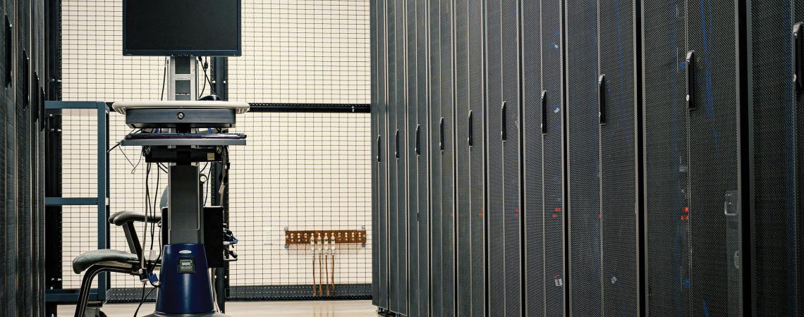 Inside a data center