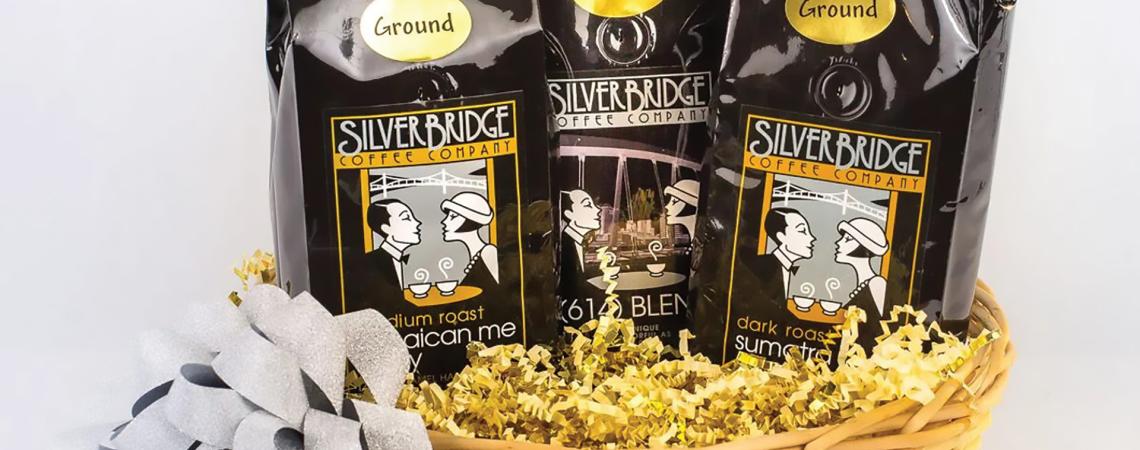 Silver Bridge Coffee gift basket