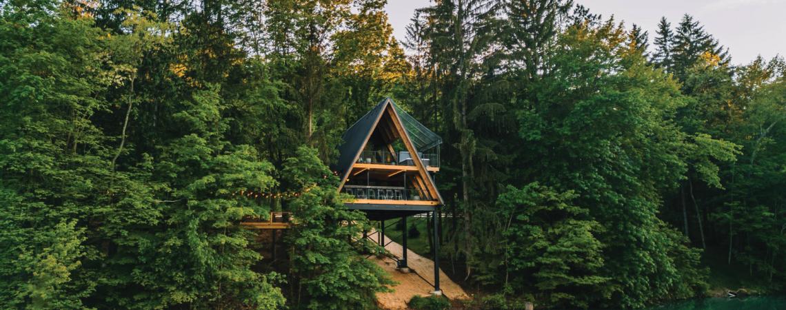 Utopia cabin at Paradise Lake