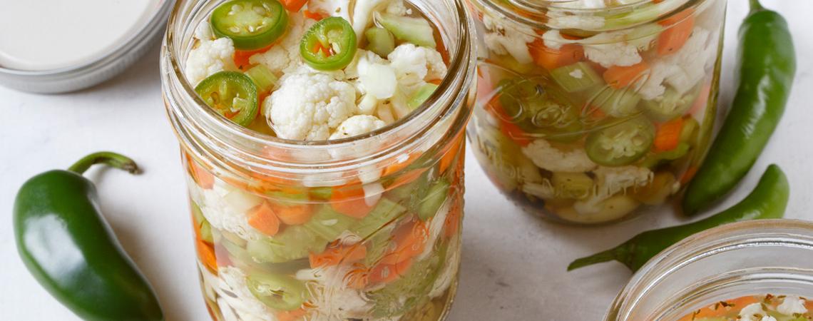 Chicago-style hot giardiniera