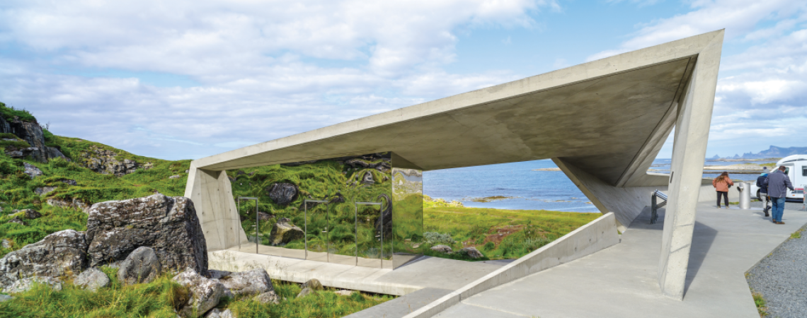 An acclaimed public restroom facility in Norway
