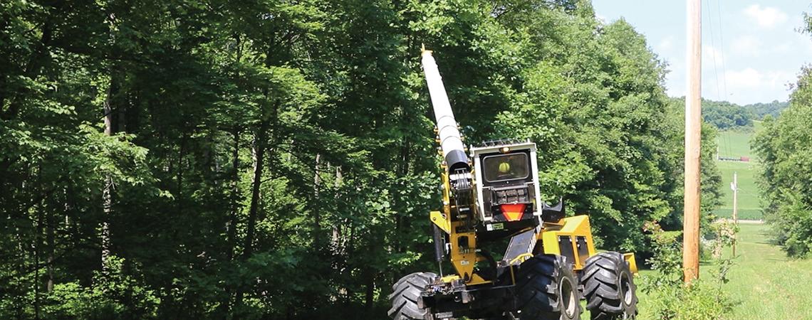 Frontier Power Company's Jarraff all-terrain tree trimmer