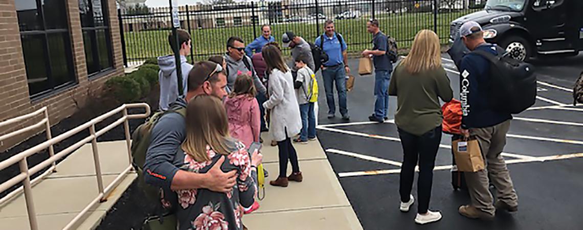 Linemen returning home