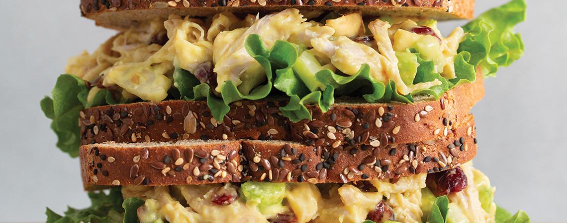Mustard chicken salad
